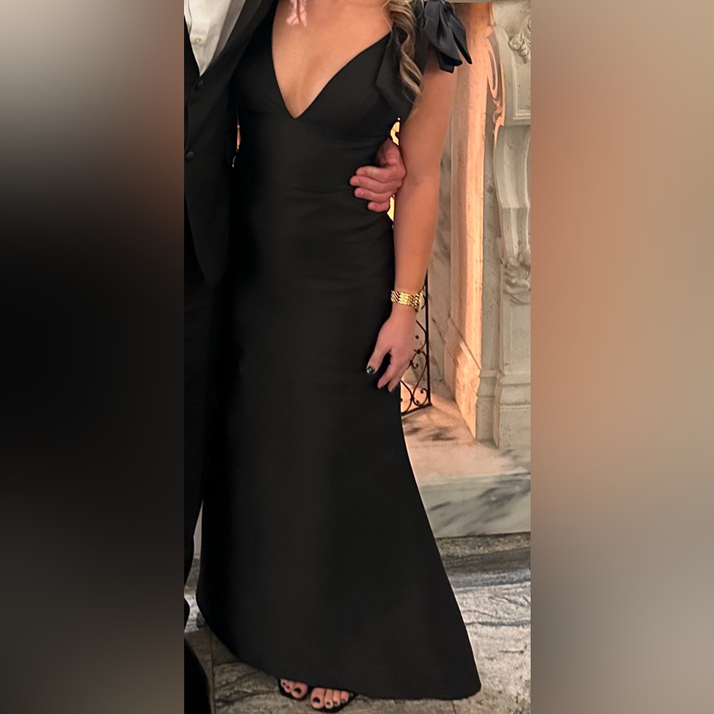 Lazaro Bridesmaid Dress (black) Lucy 32332